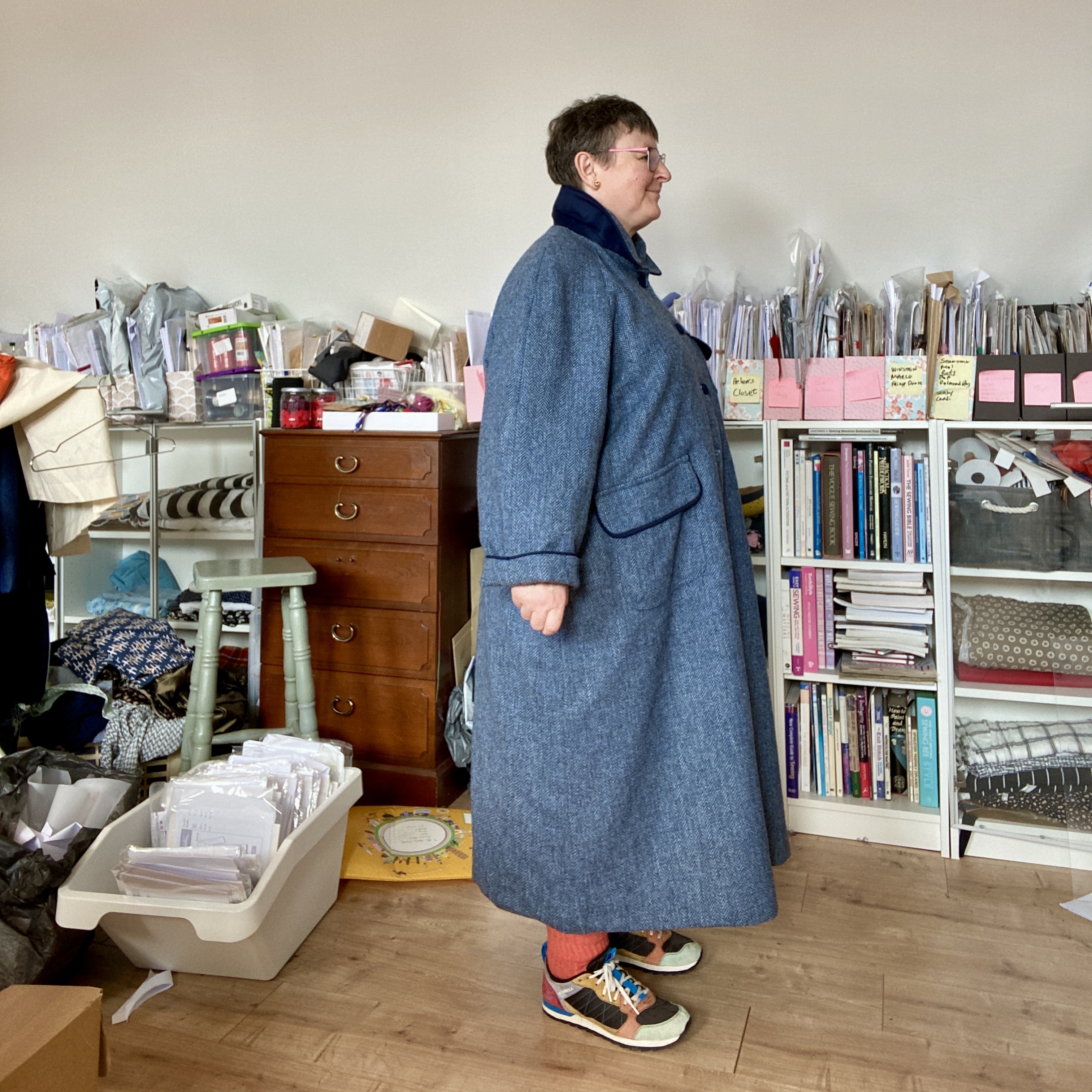 Irish wool tweed, September Coat – Sheila O'Kelly Sews